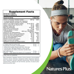Three-pack box of NaturesPlus Hema-Plex Iron for family use.