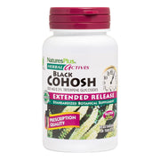 NaturesPlus Herbal Actives Black Cohosh bottle close-up for menopause support