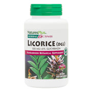 NaturesPlus Herbal Actives Licorice DGL bottle for daily comfort