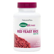 NaturesPlus Herbal Actives Red Yeast Rice bottle front signals trusted daily wellness support.