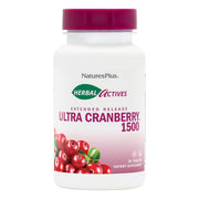 NaturesPlus Herbal Actives Ultra Cranberry 1500 bottle pour supports urinary tract health