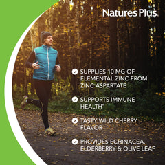 NaturesPlus ImmunActin botanicals elderberry and echinacea visual detail