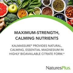 NaturesPlus KalmAssure being poured into a glass for a calming daily drink.