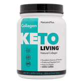 NaturesPlus Ketoliving natural collagen tub front view for keto-friendly protein