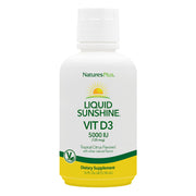Nature'sPlus Liquid Sunshine D3 bottle shown for bone health support