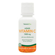 NaturesPlus Liquid Vitamin C bottle front shows 1000 mg per serving and antioxidant support
