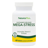 NaturesPlus Mega-Complex bottle front displaying 60 vegetarian tablets, potential daily support