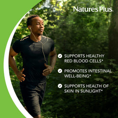 NaturesPlus PABA gluten-free seal indicates a gluten-free formulation.