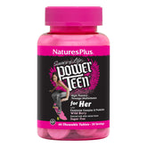 NaturesPlus Power Teen for Her bottle with wild berry flavor for daily energy
