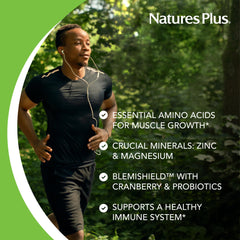 NaturesPlus Power Teen for Him wild berry flavor packaging appeals to teens.