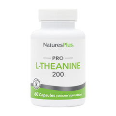 NaturesPlus PRO L-Theanine bottle pour evokes calm focus in daily routines