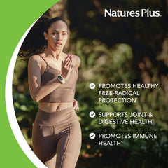 NaturesPlus PRO Longvida Curcumin label front displaying vegan and gluten-free promise