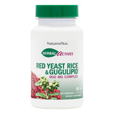 NaturesPlus Red Yeast Rice & Gugulipid bottle with vegan, gluten-free capsules