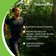 NaturesPlus Source of Life Cal/Mag ingredients blend with whole foods.