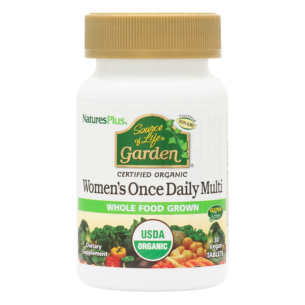 NaturesPlus Source of Life Garden bottle supports daily wellness.