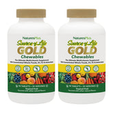 NaturesPlus Source of Life Gold bottle provides convenient daily multivitamin support.