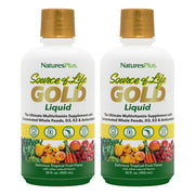NaturesPlus Source of Life Gold bottle pour for easy daily nutrition