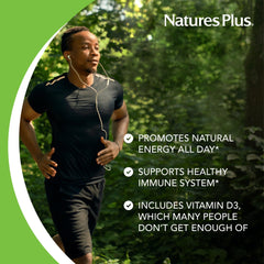 NaturesPlus Source of Life ingredients visual highlights a balanced blend for daily nourishment.