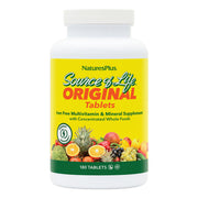 NaturesPlus Source of Life No Iron bottle; iron-free multivitamin option for flexible supplementation.