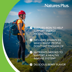 NaturesPlus Source of Life Women bottle label front showing key nutrients