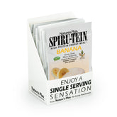 NaturesPlus SPIRU-TEIN Banana bottle, delicious plant-based protein for quick energy