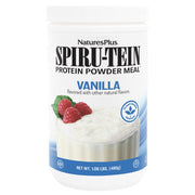 NaturesPlus SpirU-TEIN vanilla bottle for a quick energy boost
