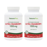 NaturesPlus Ultra Cranberry 1000-180 bottle front showing 180 servings for daily use