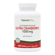 NaturesPlus Ultra Cranberry 1000 tablet bottle with capsules suggesting daily urinary wellness