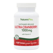 NaturesPlus Ultra Cranberry bottle front showing 1000 mg potency for daily support
