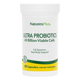 NaturesPlus Ultra Probiotics bottle front view for daily gut balance