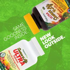 Nature's Plus Ultra Source of Life label highlights vitamin D3 and lutein.