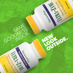 NaturesPlus Ultra-Zyme bottle back label highlighting gluten-free formula