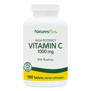 NaturesPlus Vitamin C with Rose Hips 1000 mg tablet ideal for daily vitamin routines