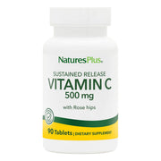 NaturesPlus Vitamin C with Rose Hips bottle for daily use
