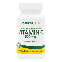 NaturesPlus Vitamin C with Rose Hips bottle for daily use