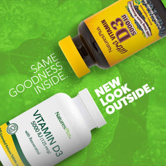 NaturesPlus Vitamin D3 tablets close-up highlighting vegan gluten-free formula for daily immune support