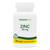 NaturesPlus Zinc 50 mg bottle front view showing high-potency zinc package