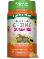 Nature's Truth Vitamin C Gummies for Kids bottle front showing a kid-friendly daily vitamin.