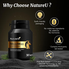 NatureU nitric oxide boost pack close-up emphasizing ingredients