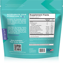 NatureWorks HydroMATE packet opened on desk for quick sip