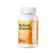 Naturion Buffered Vitamin C bottle with Turmeric highlights immune support potential.