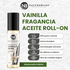 NaturoBliss Vanilla label close-up showing authentic quality