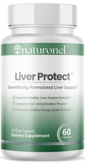 Naturonel Liver Protect capsules on bottle, ideal for daily herbal detox routines.
