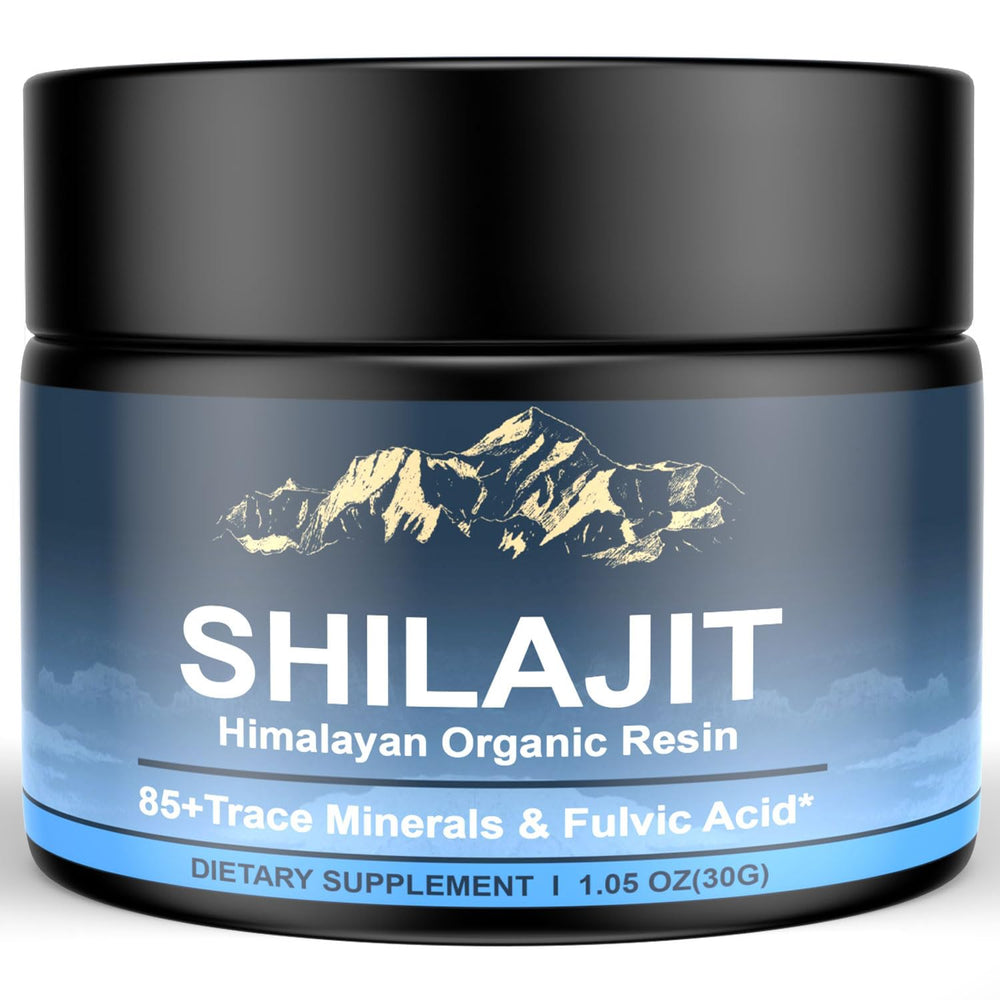 Naypiny Himalayan Shilajit resin jar showing mineral-rich supplement for daily vitality
