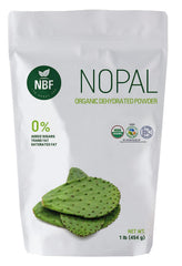NBF Natura Bio Foods organic nopal powder bottle for smoothies and fiber