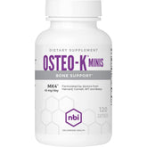 NBI Osteo-K bottle front showing bone support for daily wellness