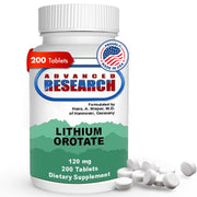 NCI Advanced Research lithium orotate tablet showing a clear 5 mg dose for daily mood support.