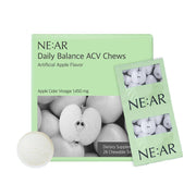 NE:AR Daily Balance ACV Chews bottle with green apple flavor for daily digestion.