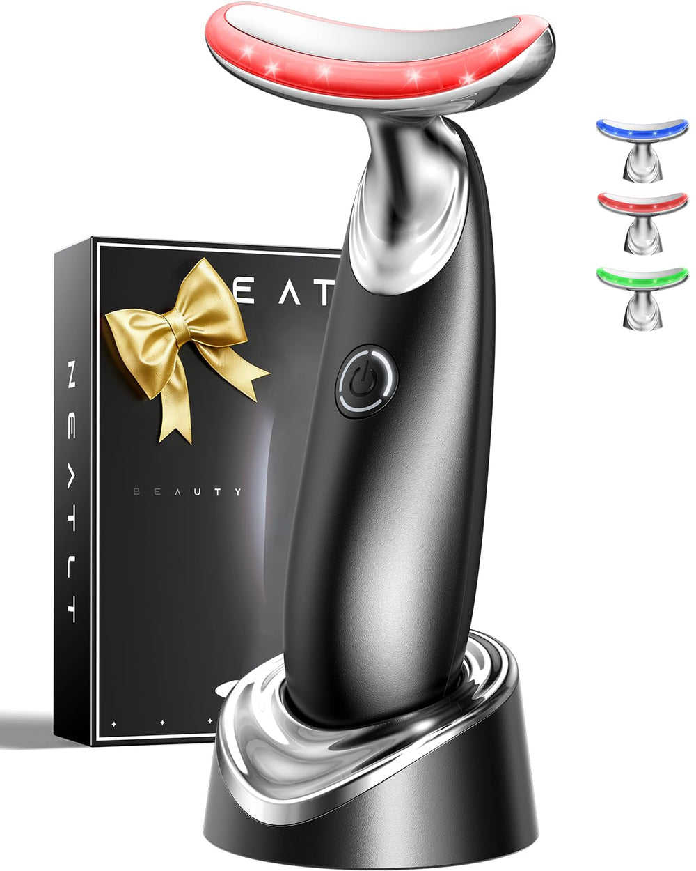 NeatLt red-light face massager with dolphin-shaped head for at-home skincare