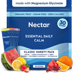 Nectar Calm magnesium drink mix bottle for nightly relaxation and calm.
